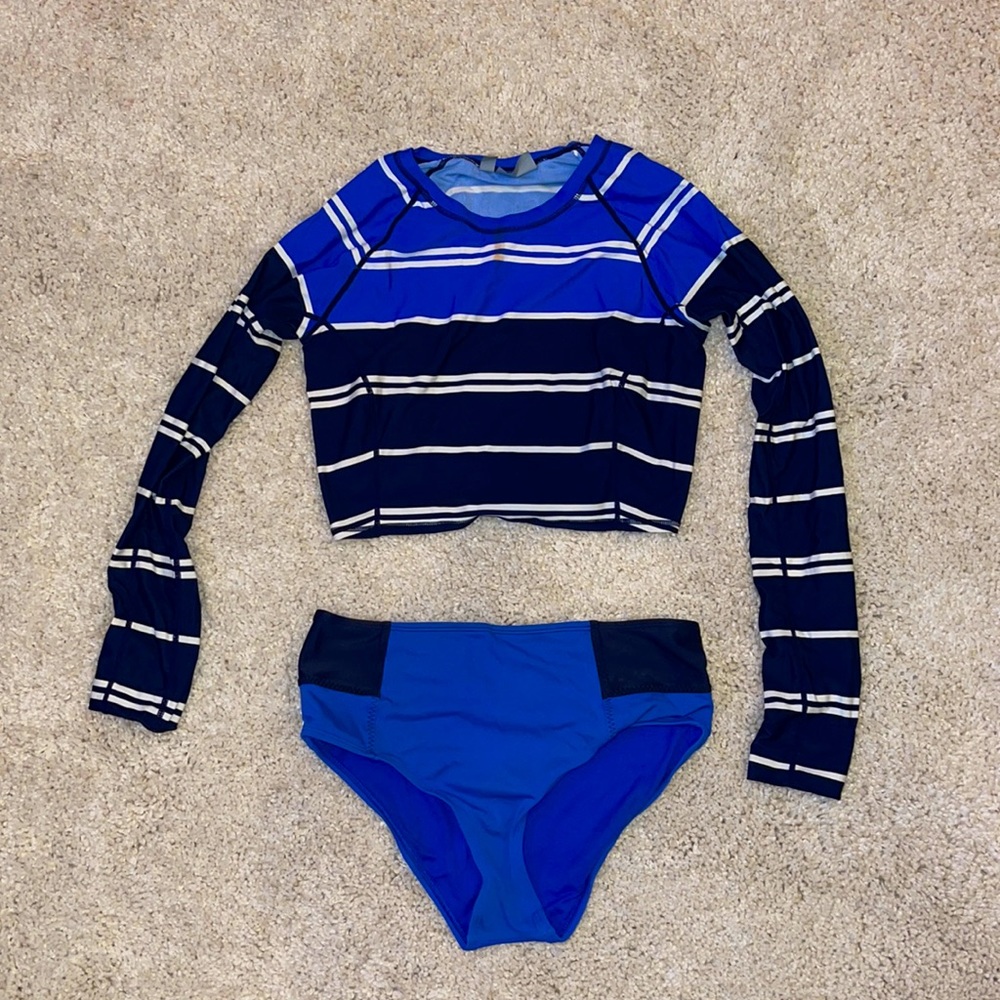 Athleta Long Sleeve Bikini Set